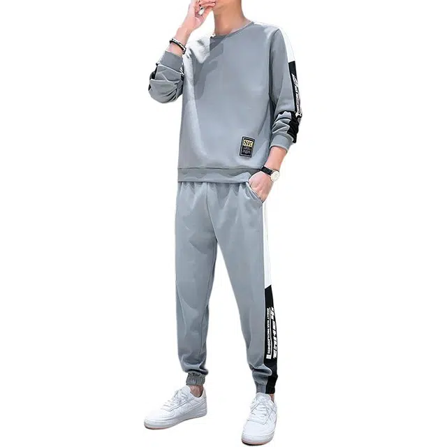 顶峰保罗 美式复古潮牌宽松圆领卫衣束脚卫裤帅气搭配一套无性别主义外穿痞帅休闲运动套装 男女同款