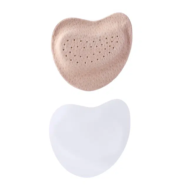 军训专用 足印部落 超软舒适缓震防痛前掌垫久站不累防汗防臭透气不闷脚背胶防滑适配高跟鞋凉鞋板鞋单鞋 二层猪皮 鞋垫 男女同款情侣款