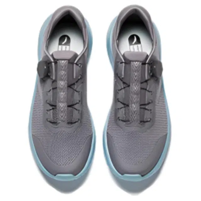 超级安踏 逸行 百搭简约透气轻便 低帮 休闲跑步鞋 男款 灰色