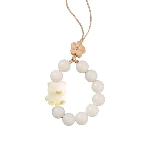 卡莱茵 可爱小熊 新中式古风国潮设计文玩  小众挂包饰品#好运 亚克力 挂件 男女同款情侣款