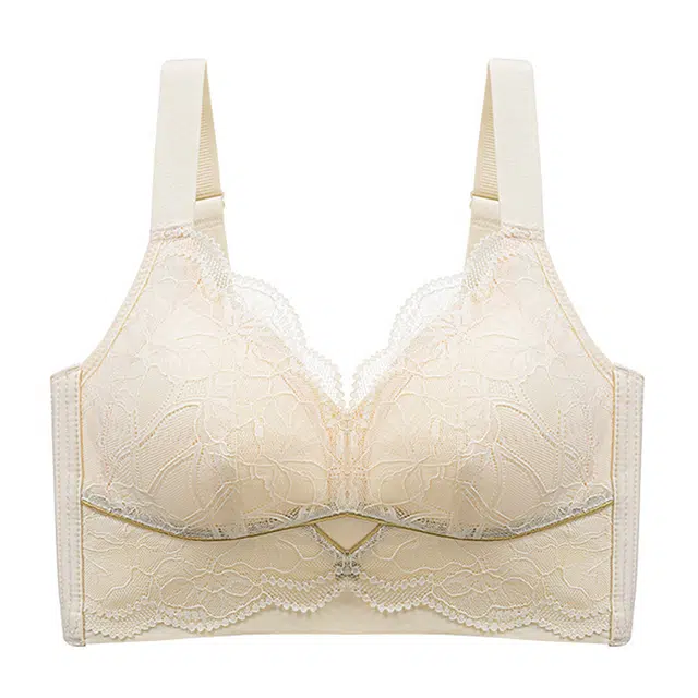 慕梵度 无痕全罩杯大码轻薄透气内衣女聚拢大胸显小无钢圈收副乳防下垂舒适亲肤文胸 女款