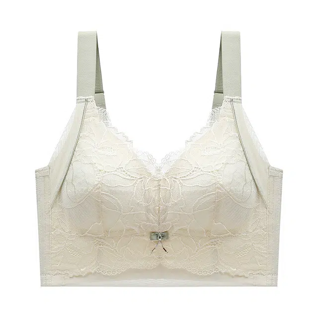 慕梵度 全罩杯超薄三明治无钢圈透气内衣女大胸显小聚拢收副乳调整型舒适轻薄文胸 女款