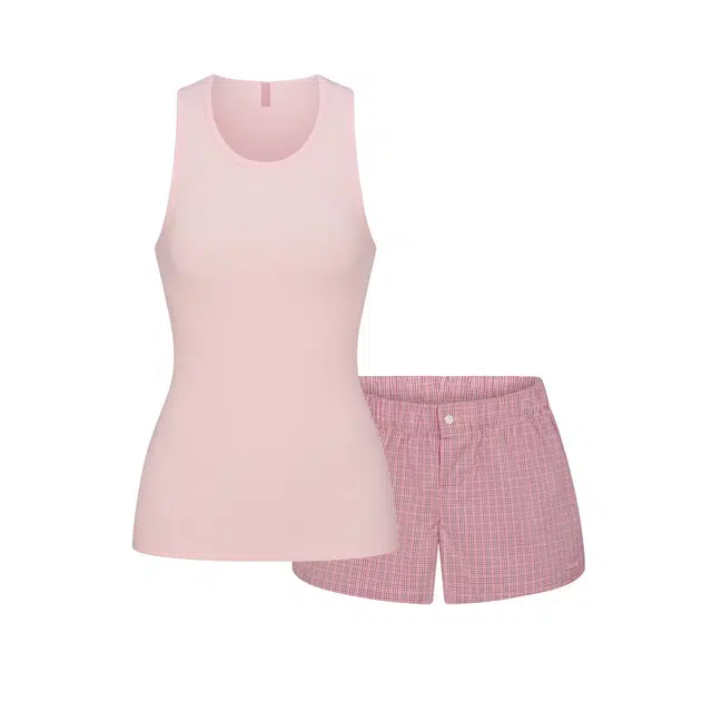 SKIMS FW25 COTTON POPLIN BOXER SLEEP SE