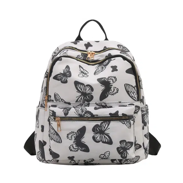 森马 高颜值时尚小众百搭日常 尼龙 双肩包 女款 多色