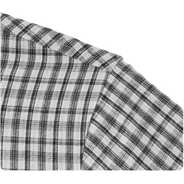 森马 格纹外套轻薄款连帽长袖衬衫 男款