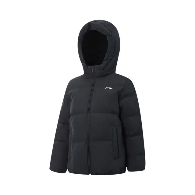 李宁儿童羽绒服 综合体能 校园体育课系列 简约保暖拉链短款鸭绒 儿童款