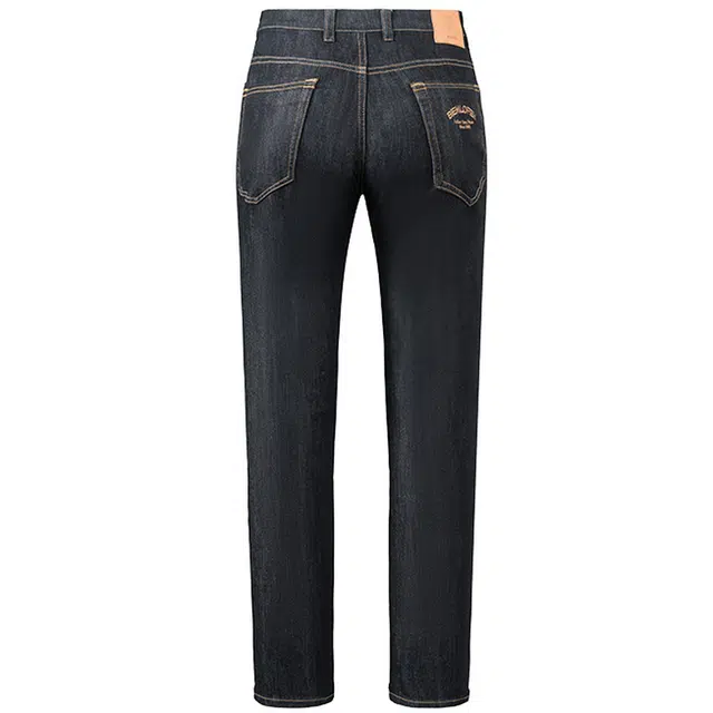 比音勒芬 防褪色休闲复古撞色亲肤长裤牛仔裤 男款