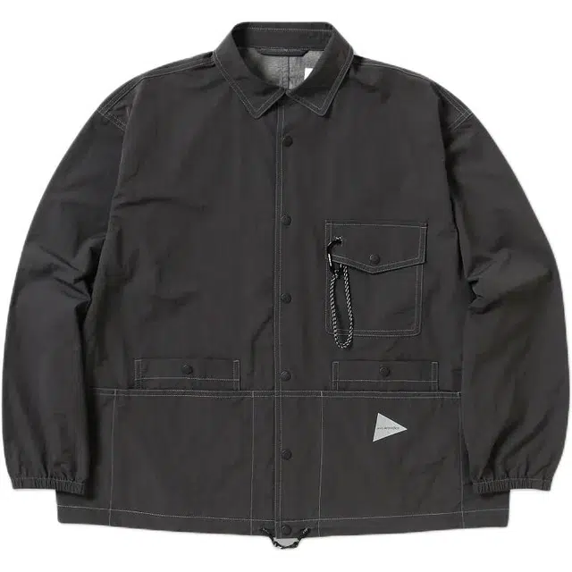 and wander FW25 crinkled nylon shirts jacket