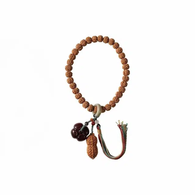 郁馨 柿柿如意本命年转运好柿花生单圈禅意休闲盘玩简约个性时尚佛珠手饰 财源滚滚考研考试上岸#好运 金刚菩提 手串 男女同款情侣款