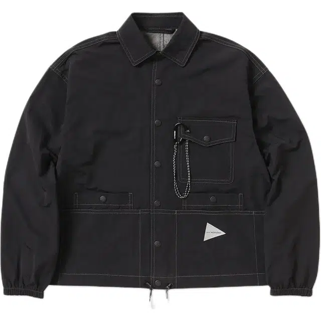 and wander FW25 crinkled nylon shirts jacket