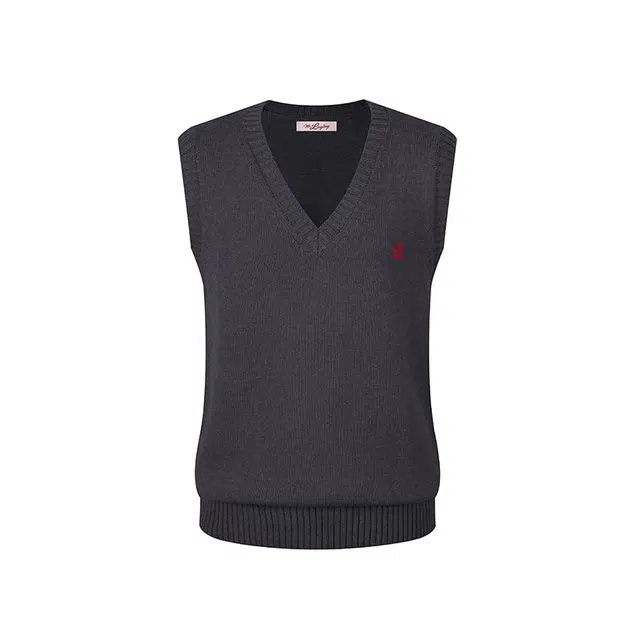 花铃太太 毛衣外搭纯色外套短款套头时尚叠穿背心马甲 女款