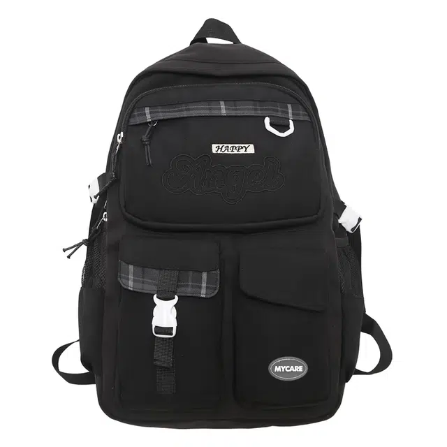 醇龙 书包女可爱初中生高中学生小学生三四五六年级大容量女生 尼龙 双肩包 常规 男女同款情侣款 多色