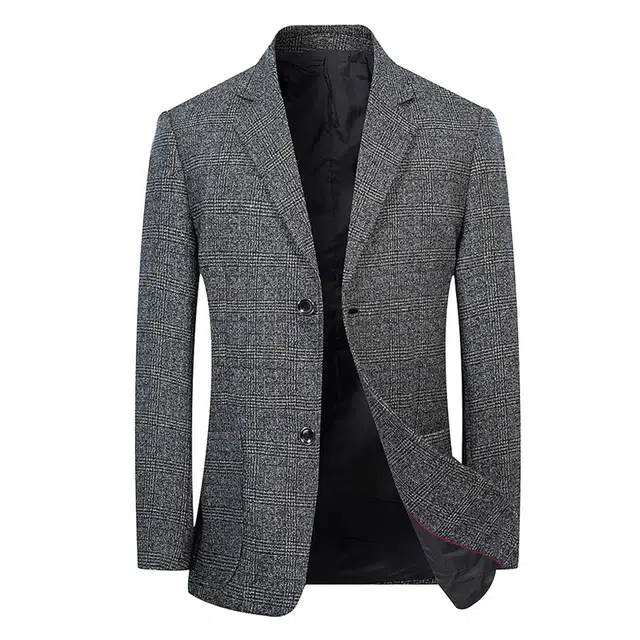 太子龍 爸爸装时尚中老年人休闲春秋季西装 男款