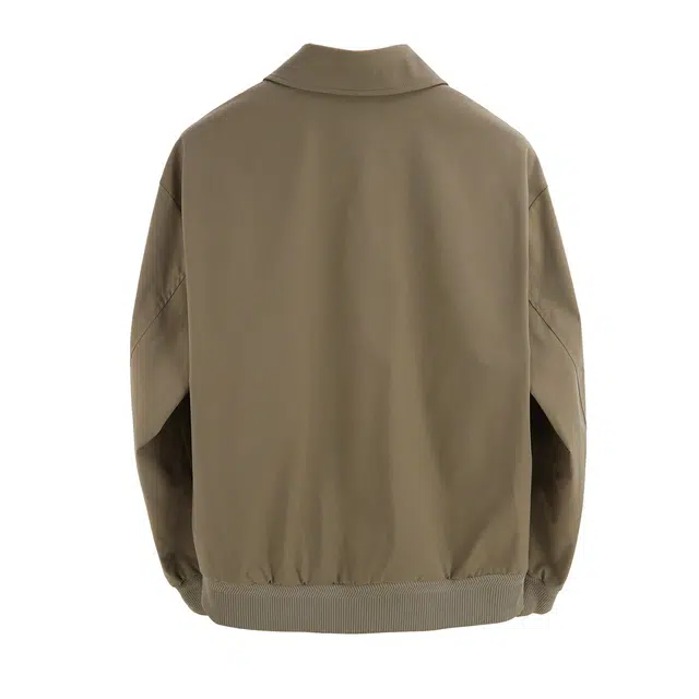 丹宁哲学 抗皱科技记忆面料格纹里衬收口袖标准欧美风夹克 男款