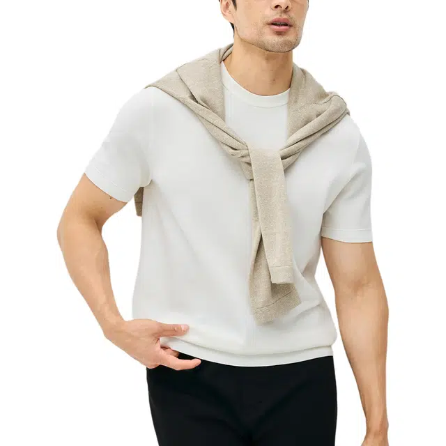 丹宁哲学 美利奴钻石羊毛细腻舒适常规时尚都市针织衫 男款