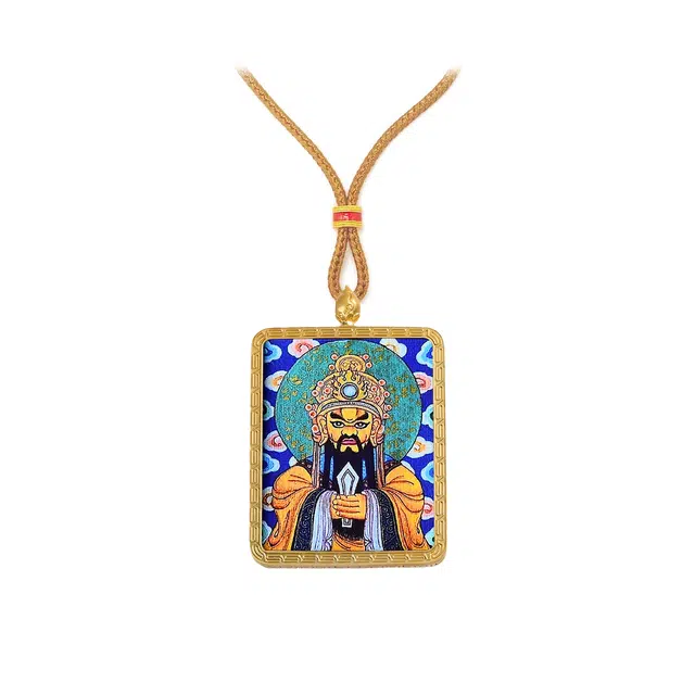 玉临门 福气满满 锦上添花 时来运转 福录吉样诸事顺利唐卡复古民族风手工绳#好运 合金 项链 男女同款情侣款