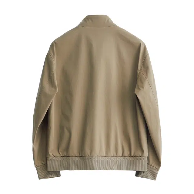 丹宁哲学 抗皱易打理科技面料纯色常规标准现代风夹克 男款