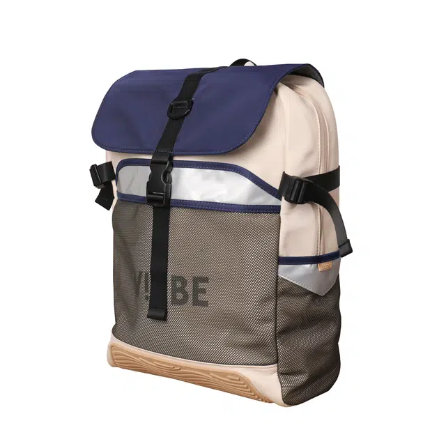 玩物 高级感拼色大容量短途旅行 尼龙 双肩包 常规 男女同款情侣款 多色