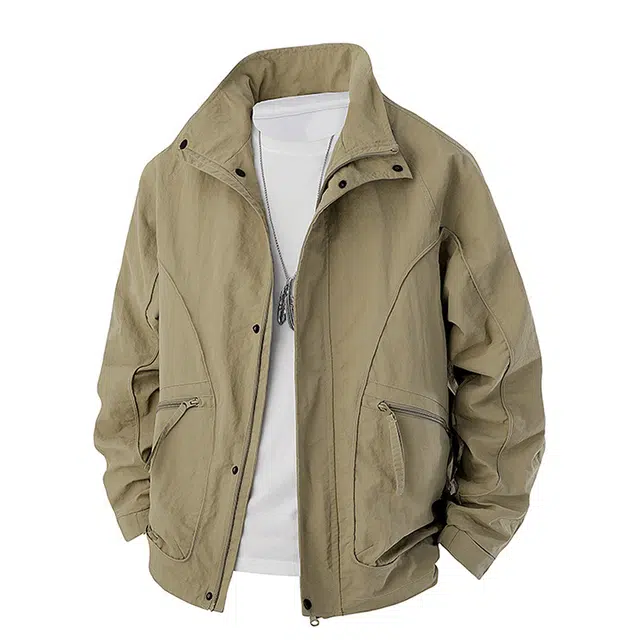 哲源 美式复古高街风宽松舒适户外运动防风防水休闲夹克外套 男女同款