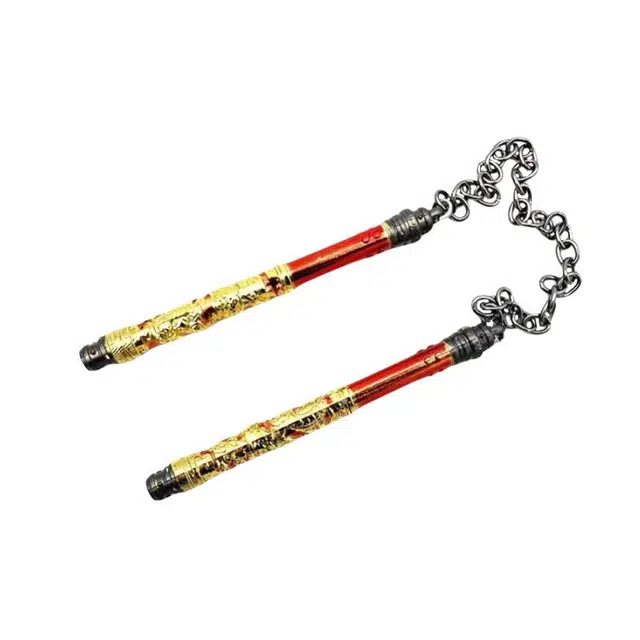 幽幽谷娜娜 神龙双截棍 合金材质 细节拉满 其他静态模型