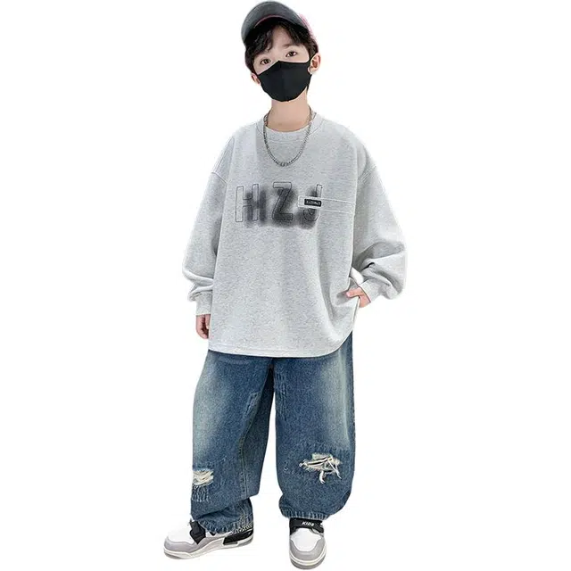 帕兰朵卫衣 潮流时尚百搭休闲运动宽松舒适绣花上衣 青少年