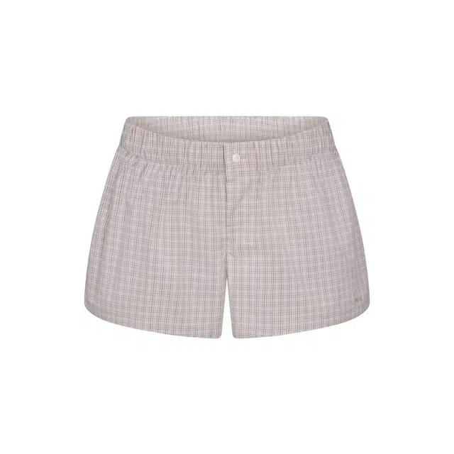 SKIMS FW25 COTTON POPLIN BOXER SLEEP SET