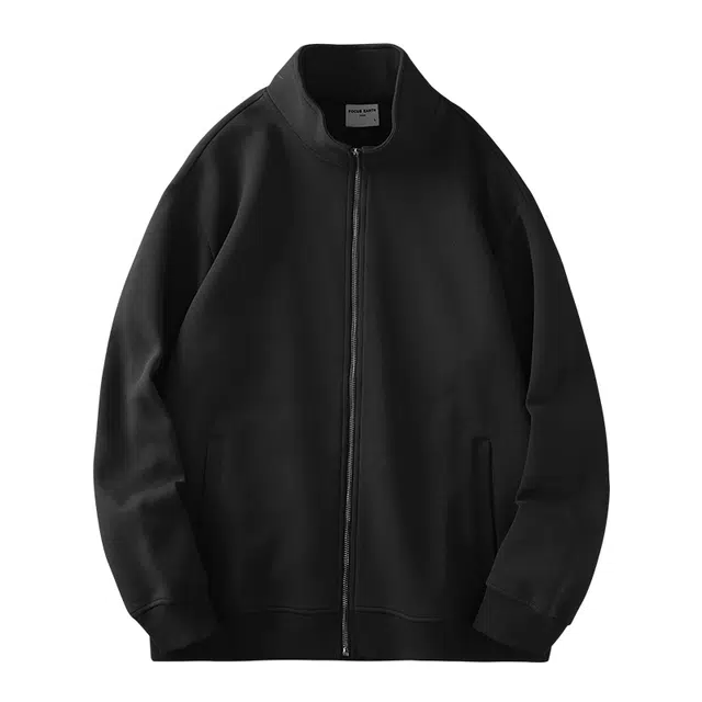 杜克恩 美式重磅开衫外套秋季无性别穿搭休闲百搭纯色潮牌卫衣 男女同款