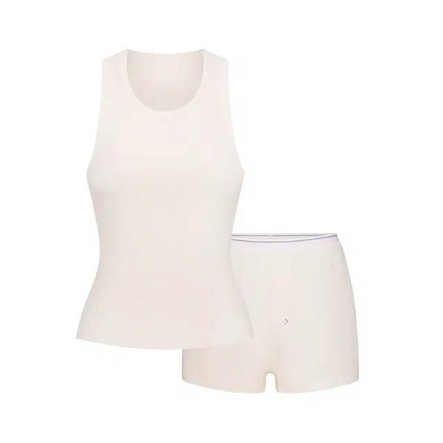 SKIMS FW25 SCOOP TANK AND SHORT SET