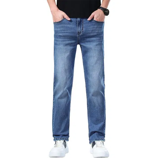 炳盛 高端商务长裤百搭弹力裤子牛仔裤 男女同款