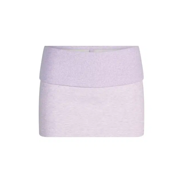 SKIMS FW25 COTTON FLEECE FOLDOVER MINI SKIRT