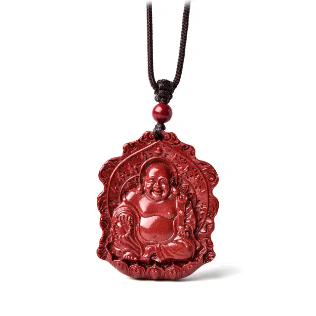 【匠心手作 笑口常开】 灵菲 保真高含量紫金砂弥勒佛 新中式国风本命年纳福招财平安转运挂件 #好运礼盒 朱砂 吊坠 男女同款情侣款