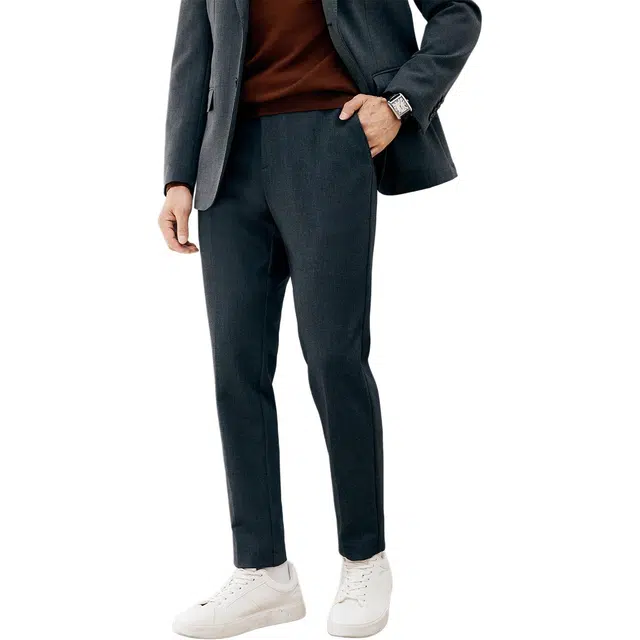 丹宁哲学 厚款易打理免烫面料 通勤百搭休闲裤 男款