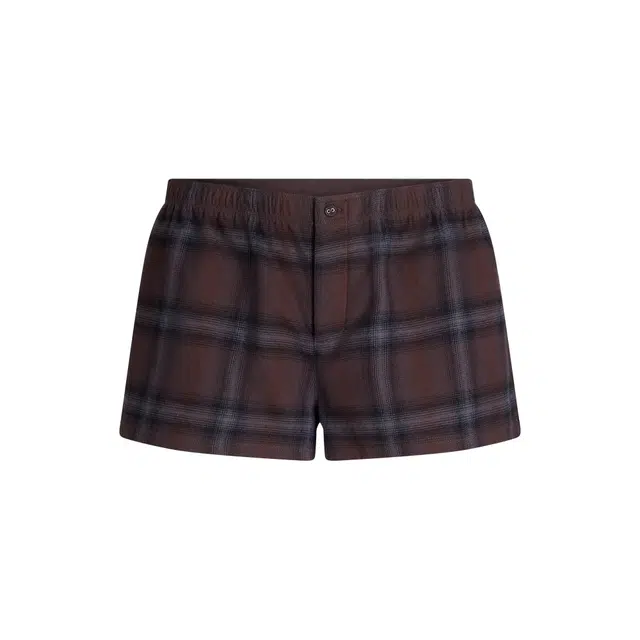 SKIMS FW25 FLANNEL SLEEP CHEEKY BOXER