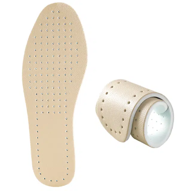 足印部落 软弹舒适踩屎感久站不累脚吸汗透气不闷脚薄款不挤脚 牛皮 鞋垫 男女同款情侣款