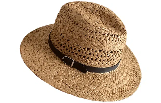 优幽兰 复古巴拿马风编织草帽女时尚潮流大帽檐遮阳帽海边度假拍照打卡百搭防紫外线太阳帽潮显脸小 纤维素材料 防晒帽 女款