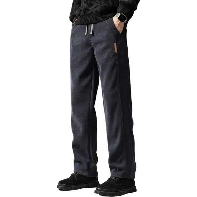 贵色 日系简约时尚潮牌宽松长裤休闲裤 男女同款