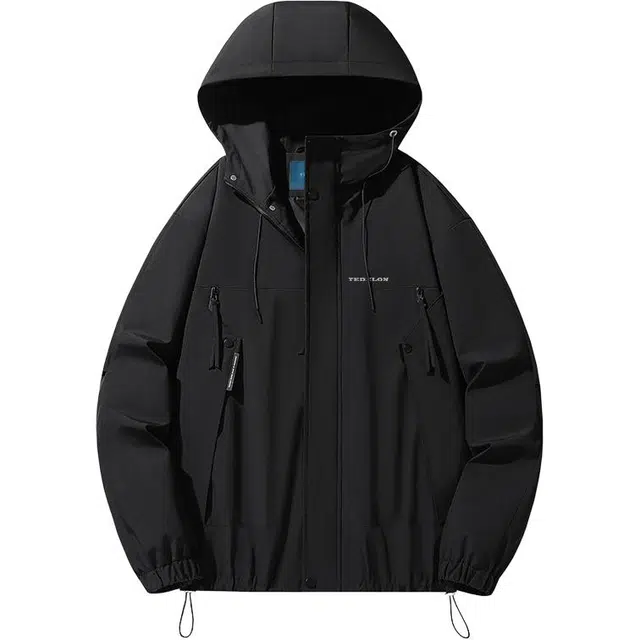 太子龍 潮流连帽休闲百搭潮牌高防风防水时尚外套单冲冲锋衣夹克 男款