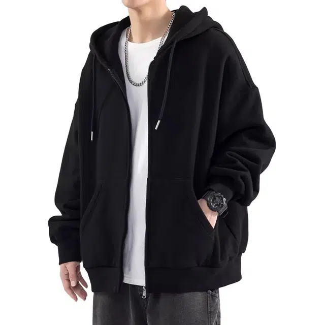 协协乐 美式重磅设计小众款潮牌休闲连帽卫衣 男款