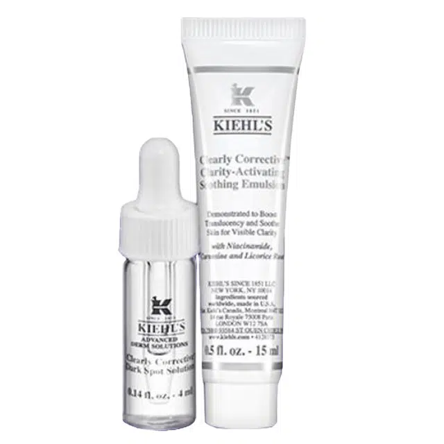 科颜氏 焕亮修护小样体验装 保湿补水 四件套