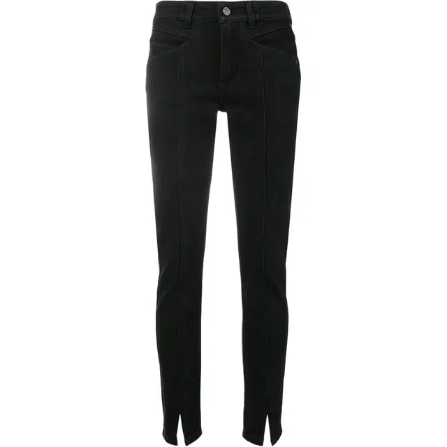 纪梵希 五口袋修身正面开衩长裤牛仔裤 女款