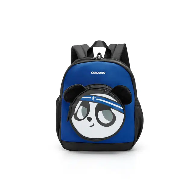 乔丹 童趣可爱 织物 宝宝双肩包 小号 中小童 黑色