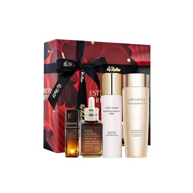 雅诗兰黛 七夕限定胶原水乳小棕瓶护肤套装 舒缓保湿 四件套