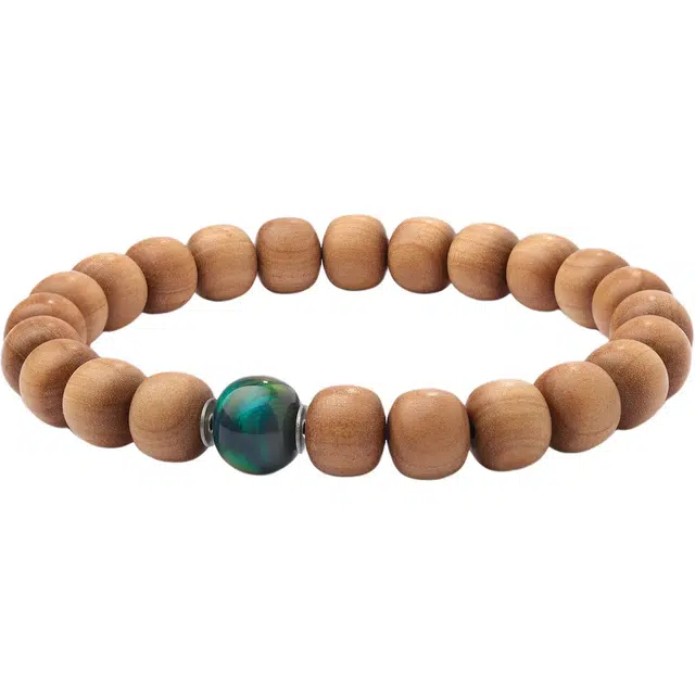 三檀小舍 国风国潮新中式 招财转运守护 文玩盘玩绕指柔 芭比檀香 手串 男女同款情侣款