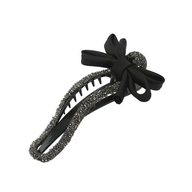 如花梦 气质百搭 高级感一字夹后脑勺懒人夹鸭嘴夹 亚克力 发夹 女款