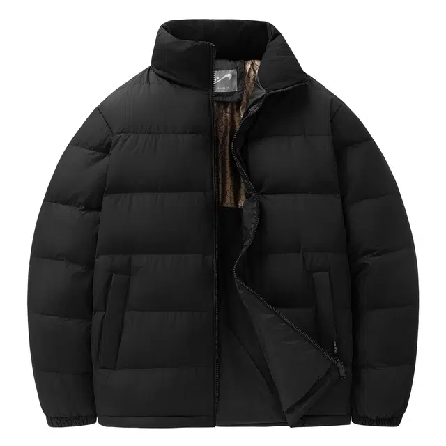 贵人鸟 暖翎系列 简约百搭品牌织标石墨烯蓄热保暖立领防风羽绒服 男女同款