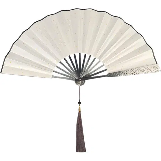 天字号 龙泉铬钢锻造铁扇公主乾坤扇 防身扇耐用 其他静态模型