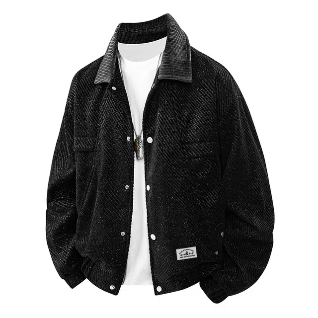 红蜻蜓 美式高街潮牌复古字母设计感休闲百搭外套男春秋款棒球服夹克 男女同款