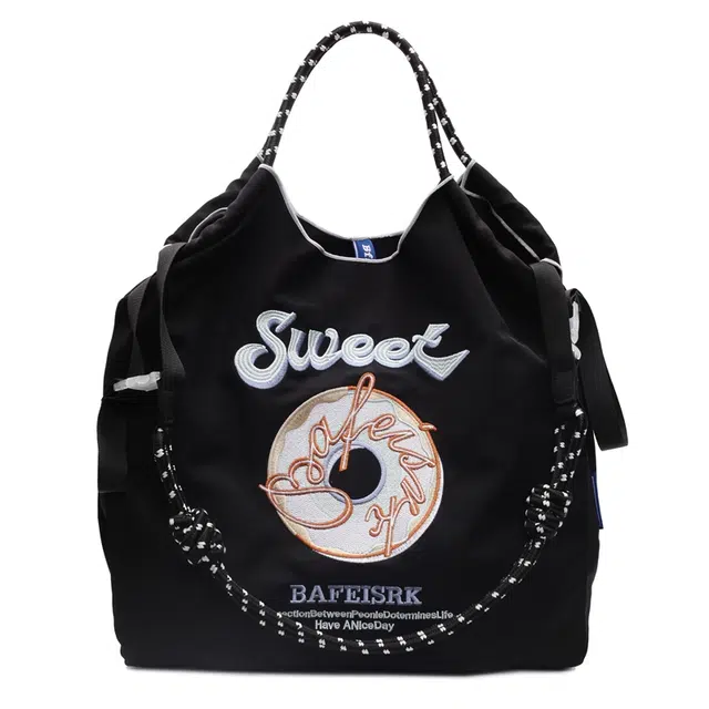 森马 字母时尚潮流高级 尼龙布 托特包单肩包 常规 男女同款情侣款 多色