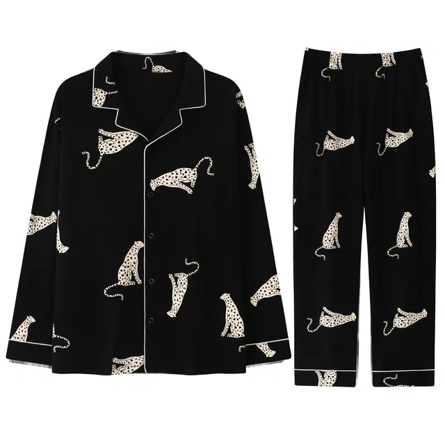 俏霓桐 时尚休闲开衫可外穿学生居家宿舍家居服睡衣套装 男款