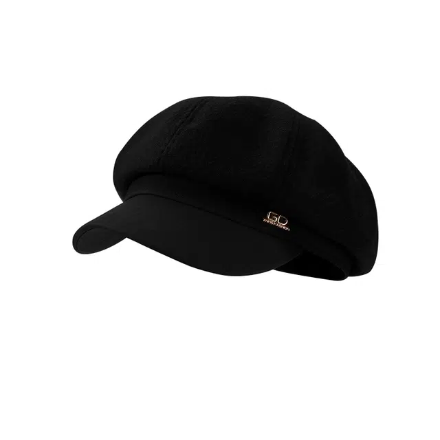 稻草人 韩版八角帽 气质时尚显脸小简约文艺复古画家帽 涤纶 贝雷帽 女款